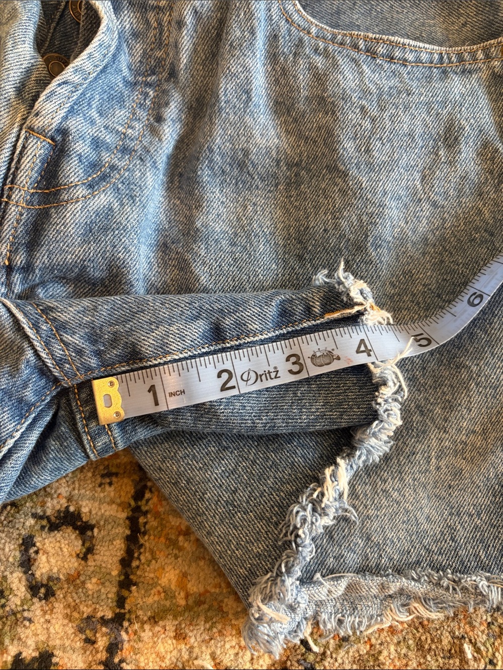 Z Supply High Rise Button-Fly Denim Jeans - Picture 8 of 8